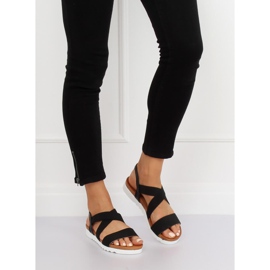 Fekete női szandál P0P1268-16 Fekete 1