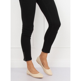 Női bézs balerinák CC108 Bézs 1