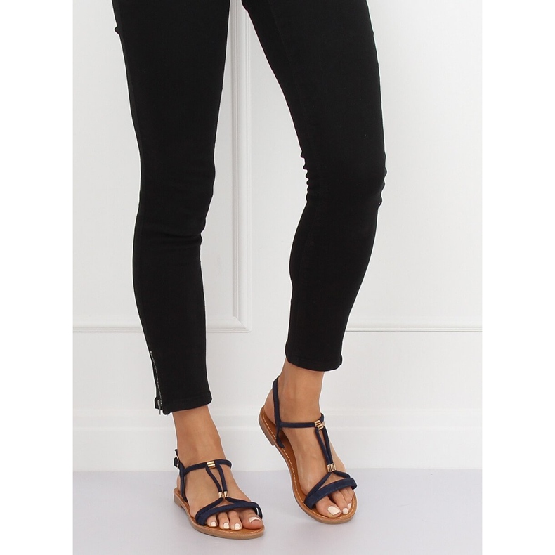 Navy blue szandál nőknek L520 Blue sötétkék 2