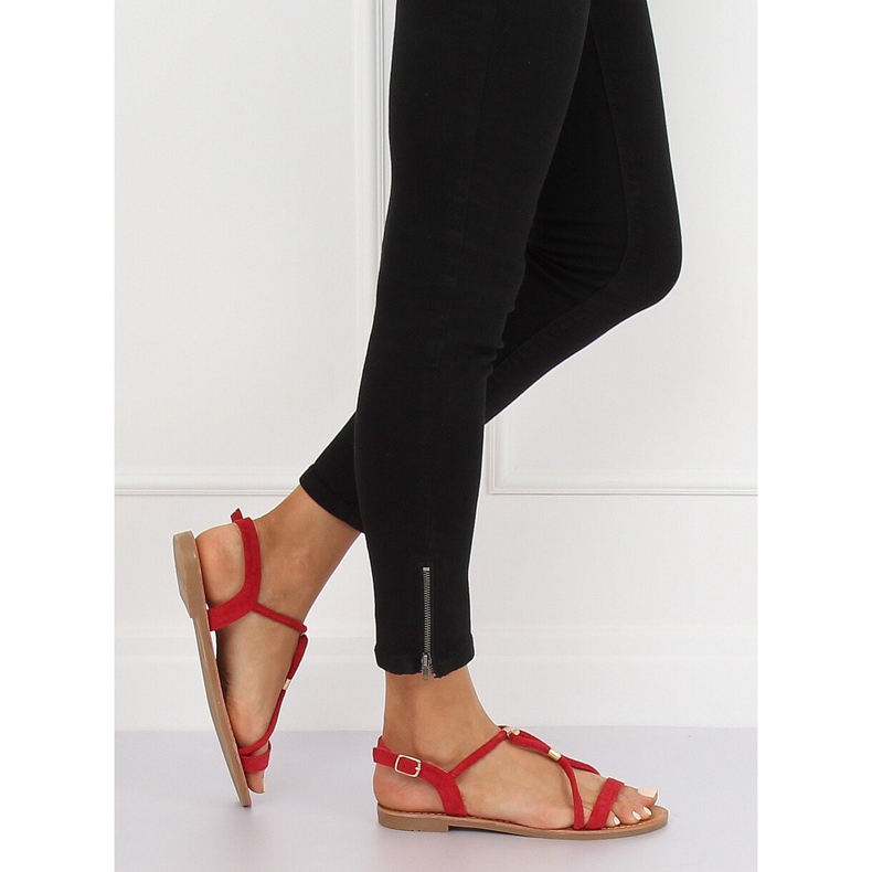 Piros női szandál L520 Red 2