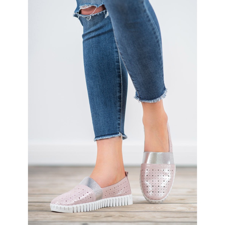 Filippo Csúszós cipő csillogással rózsaszín 1