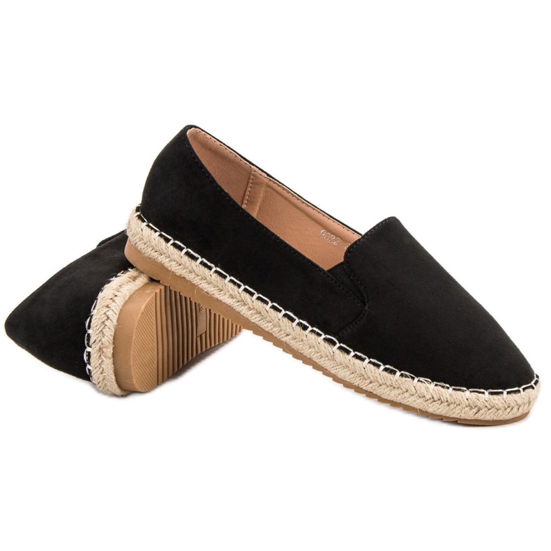 Primavera Velúr Espadrilles fekete 2