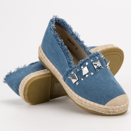 Bestelle Espadrilles csapokkal kék 2
