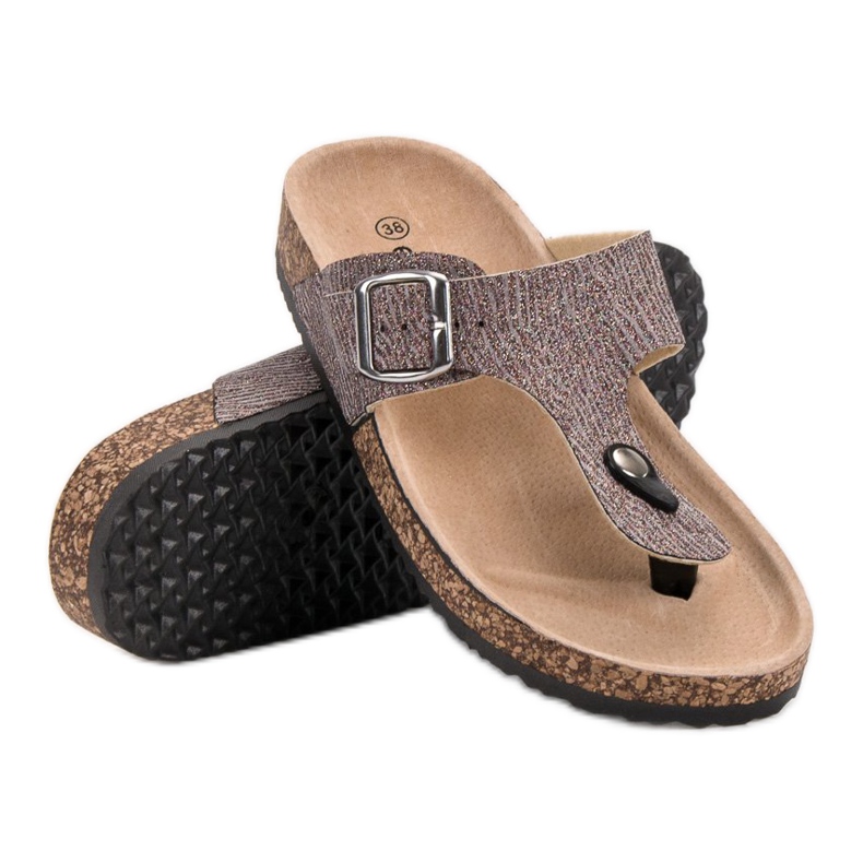 Evento Divatos papucsok lila 1