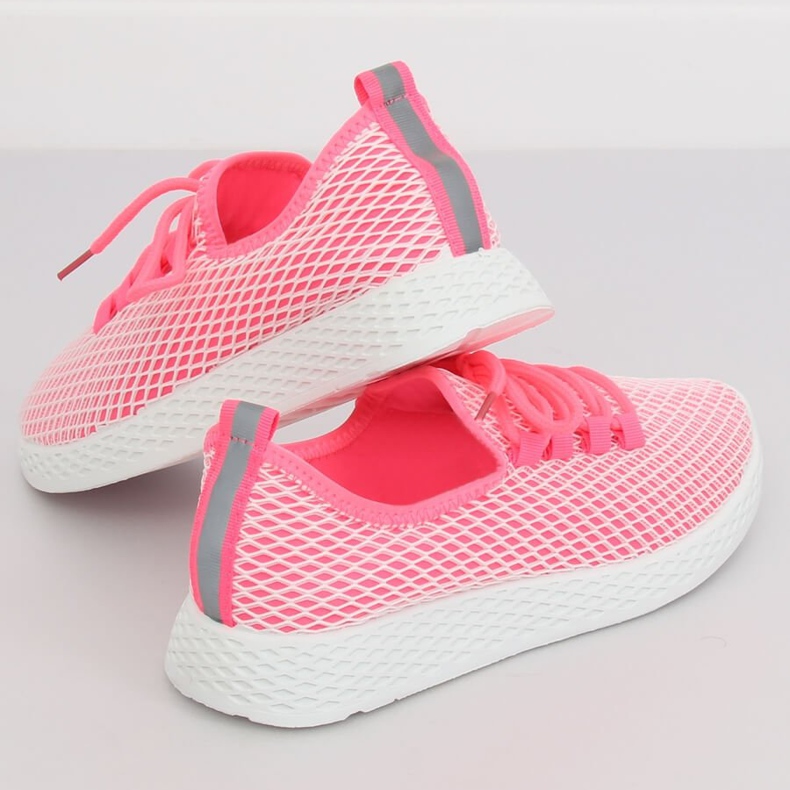 Rózsaszín NB283 Fluorescence Peach Red sportcipő fehér 1