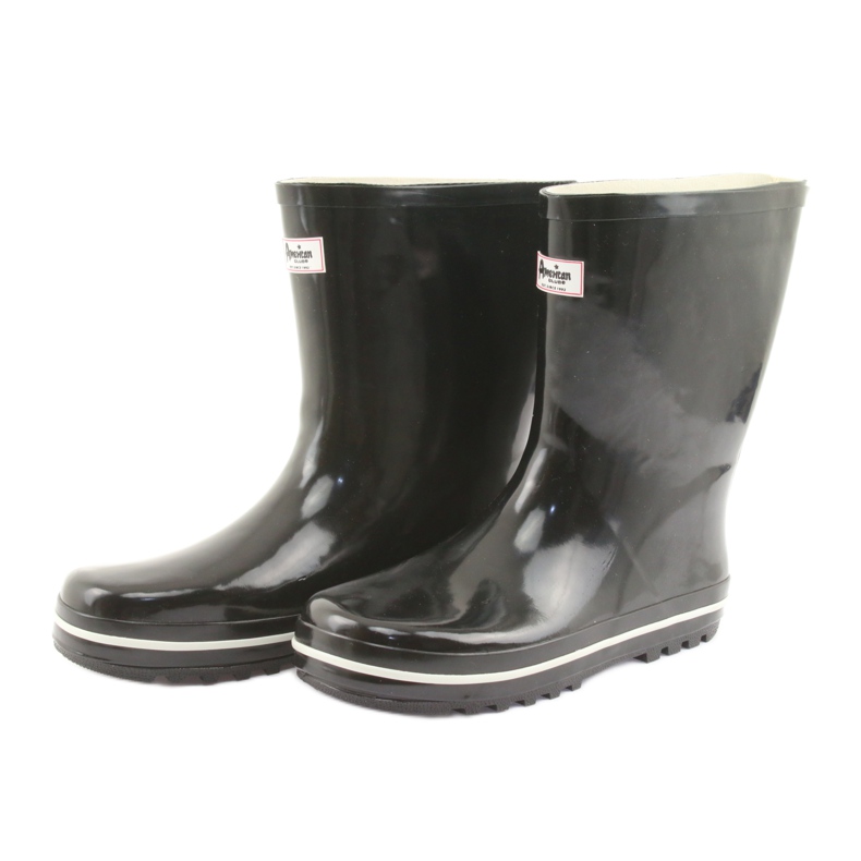 American Club fekete, nem szigetelt galoshes fehér 3