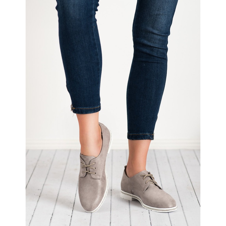 Marquiz Velúr cipő szürke 2