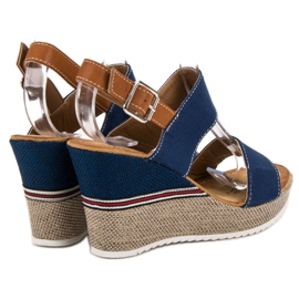 Goodin Farmer szandál barna kék 1