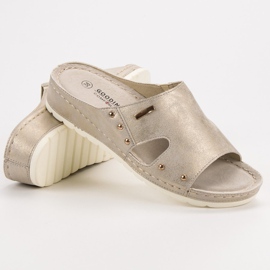 Goodin Kényelmes papucs sárga 1