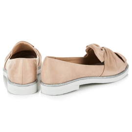 Vices Velúr cipő csillogó díszítéssel barna 1