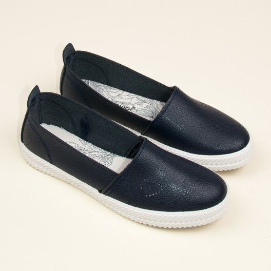 Mckeylor Navy blue Slipons kék 1