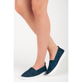 VINCEZA bőr paplanok kék 2