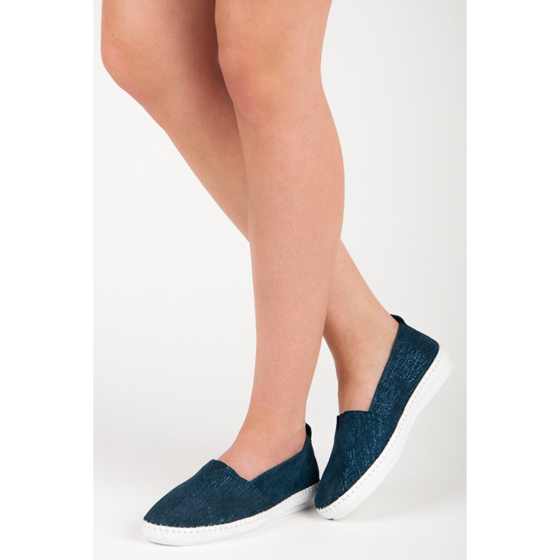 VINCEZA bőr paplanok kék 2