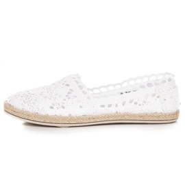 Seastar Fehér csipke espadrillák 2