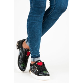 Seastar Fekete divat cipők 2