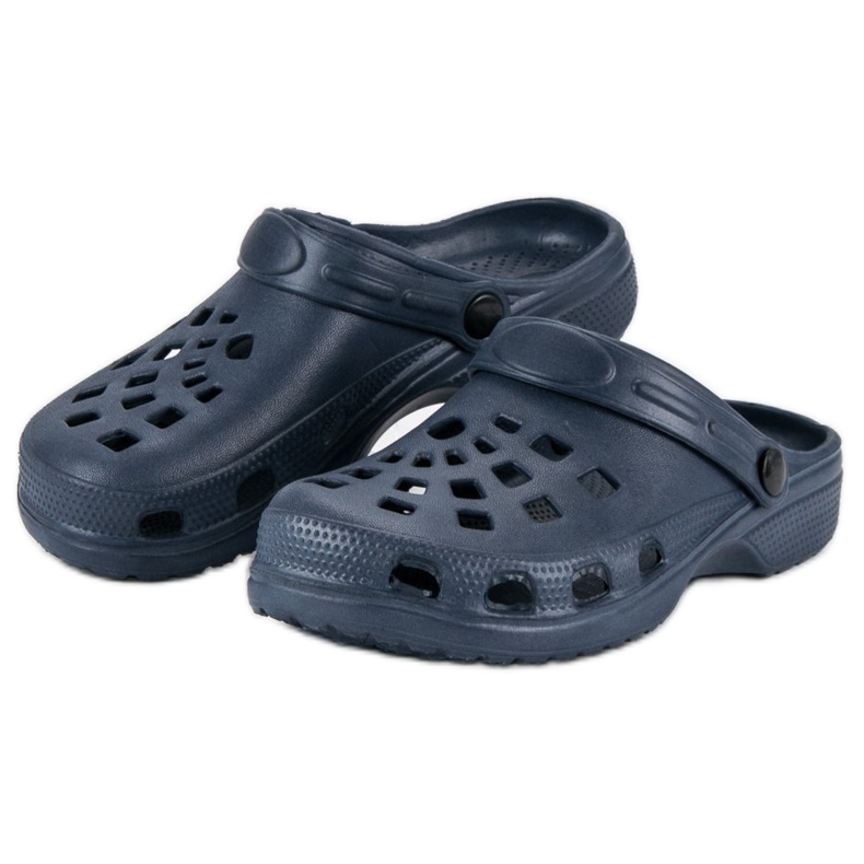 Sötétkék kerti papucs 2