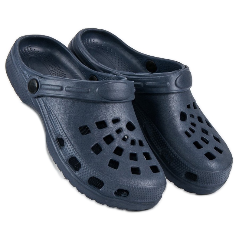 Sötétkék kerti papucs 1