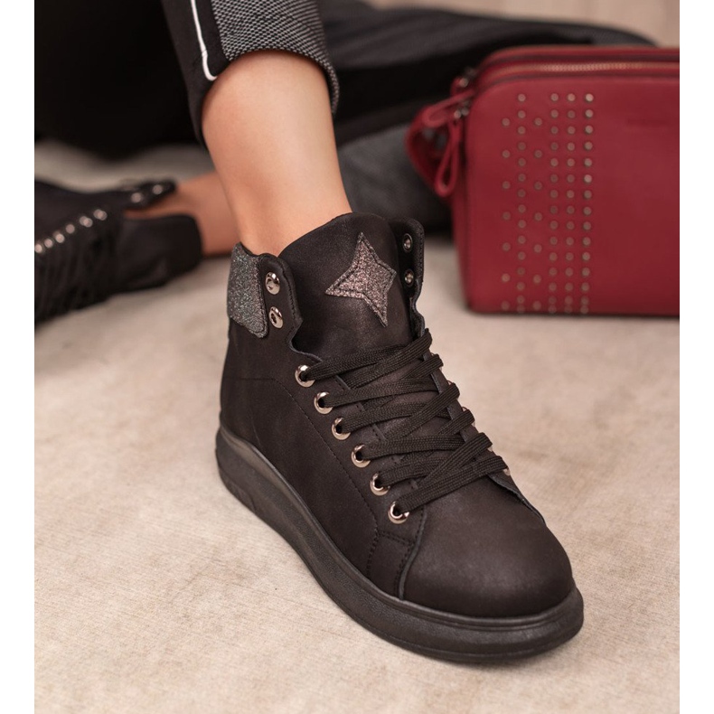 Mckeylor Fekete cipők 2