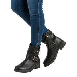 Encor Fekete kerékpáros csizma 1