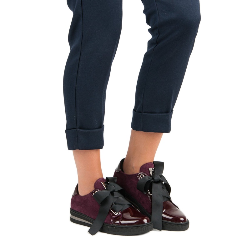 Filippo Elegáns cipők ibolya piros 2