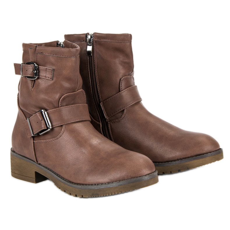 Encor Barna kerékpáros csizma 1