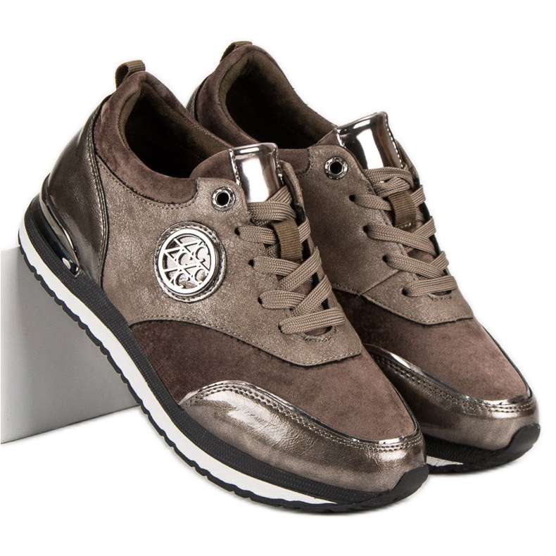 Aclys Kötett sportcipő barna 2