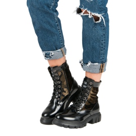 Kylie Glany Moro csizma fekete 2