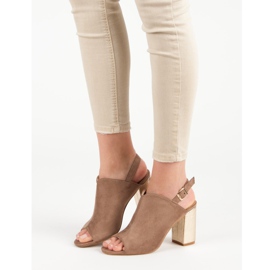 Épített szandál a VINCEZA bárban barna 1