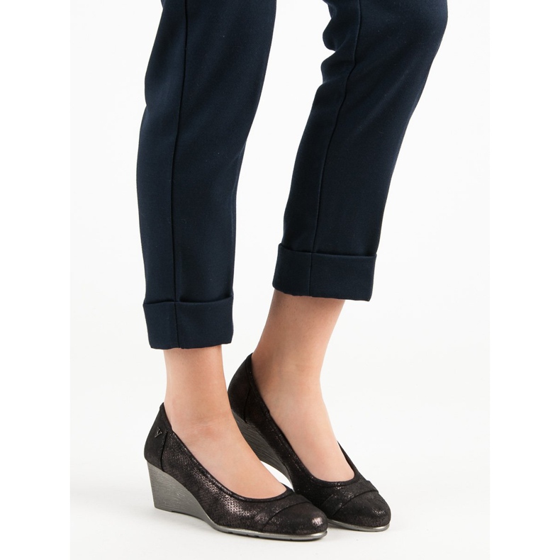 Vinceza Glitter ék szivattyúk barna 2