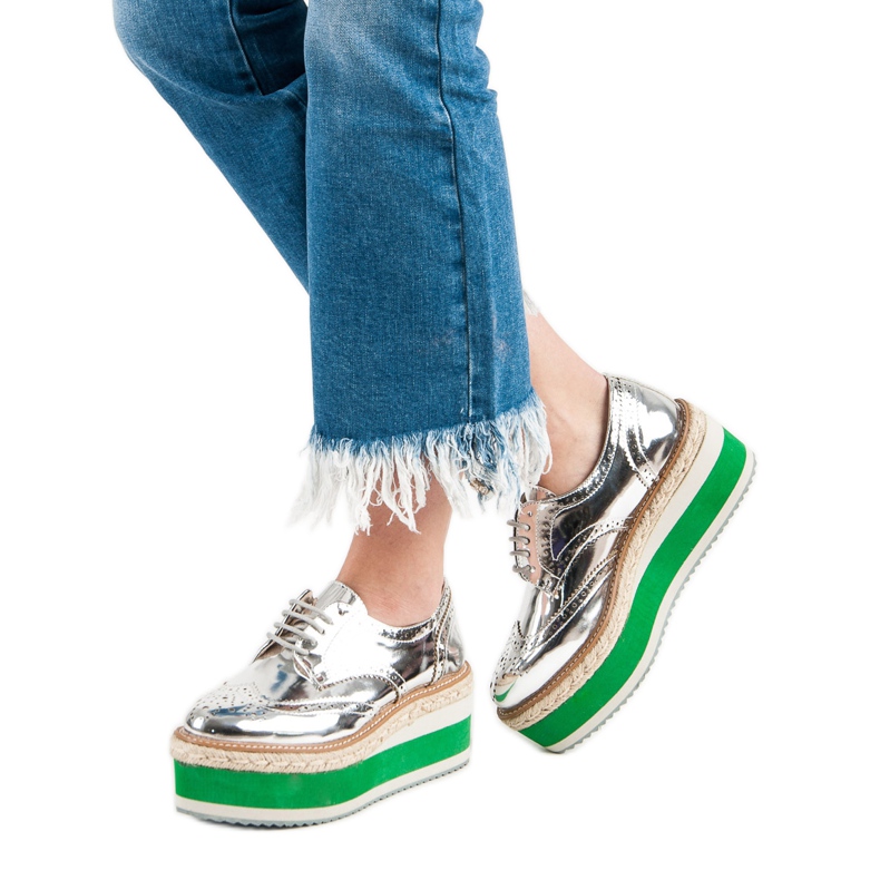 Corina Divat ék cipő szürke 2