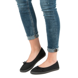 McKey Textil balerina íjjal fekete 2