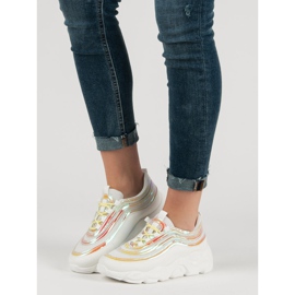 Könnyű sportcipő fehér sokszínű 2