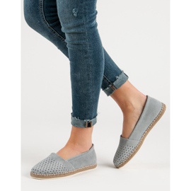 Filippo Szürke bőr espadrillák 1