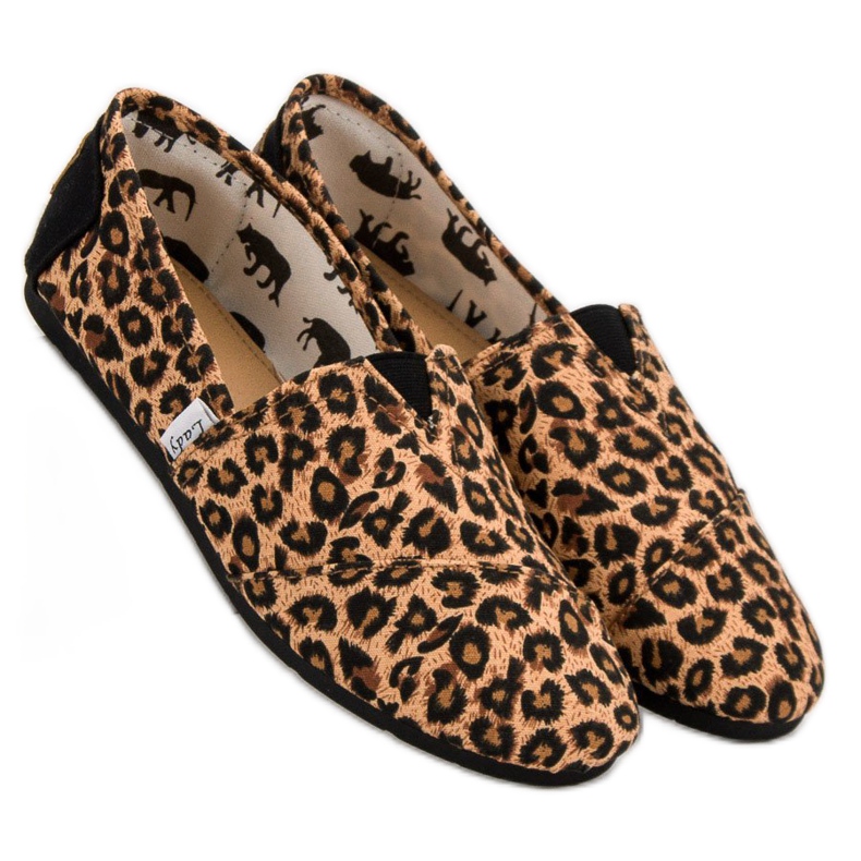 L. Day Foltos csúszkák barna 2