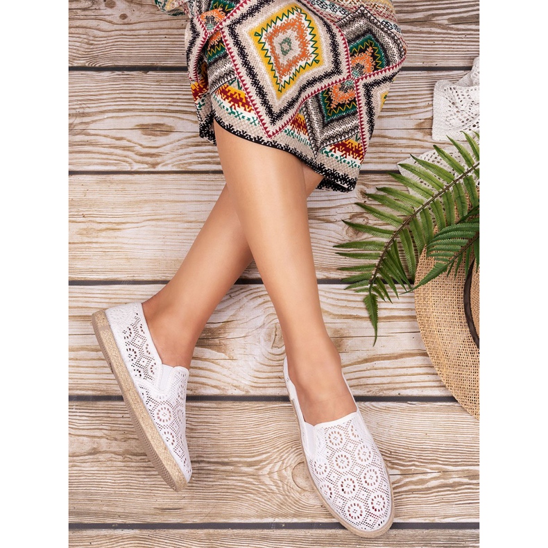 Mckeylor Csipke Fehér Slipons 1 Mckeylor Csipke Fehér Slipons 1