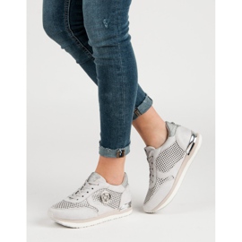 Aclys Áttört sportcipő szürke 2