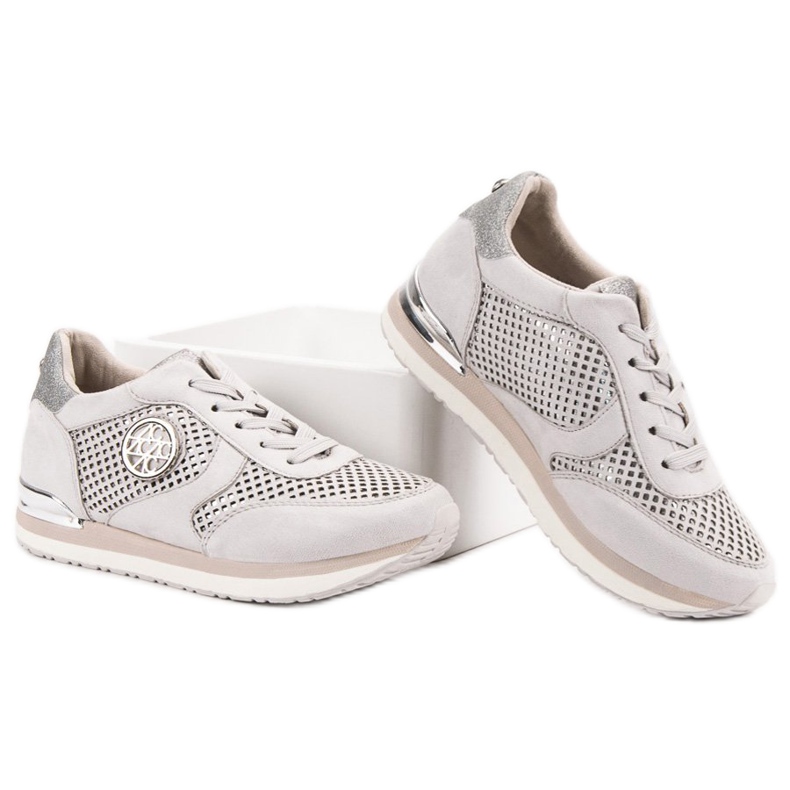 Aclys Áttört sportcipő szürke 1