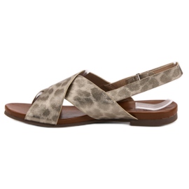 Kylie Foltos szandál sárga 1