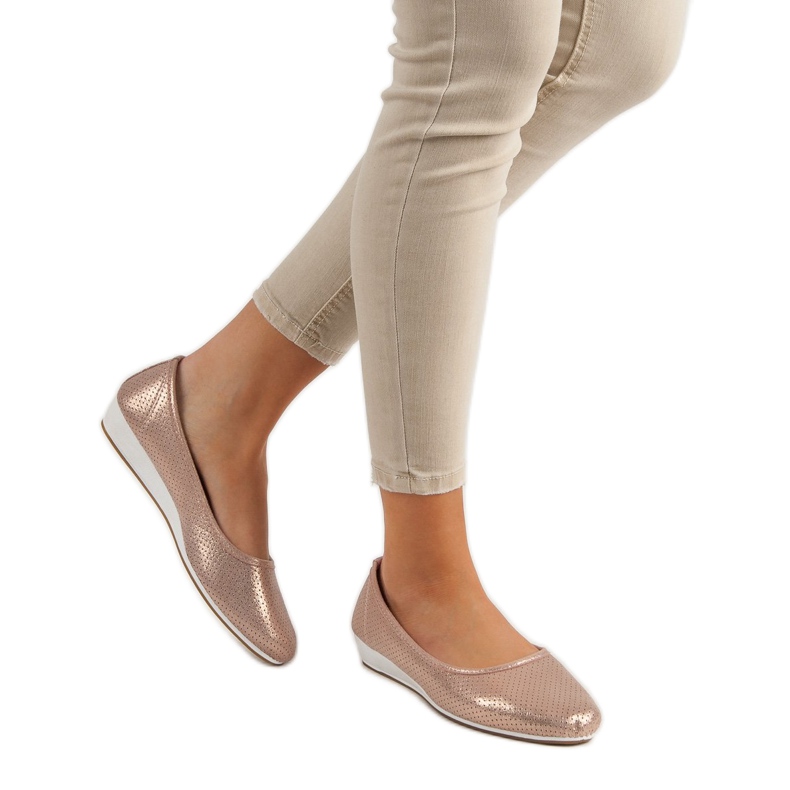 Vinceza Kényelmes balerinák rózsaszín 2