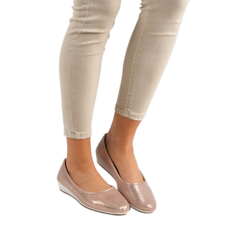 Vinceza Kényelmes balerinák rózsaszín 1