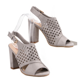 Seastar Áttört épített szandál szürke 2