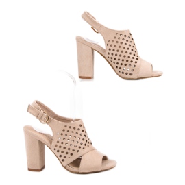 Seastar Áttört épített szandál barna 1