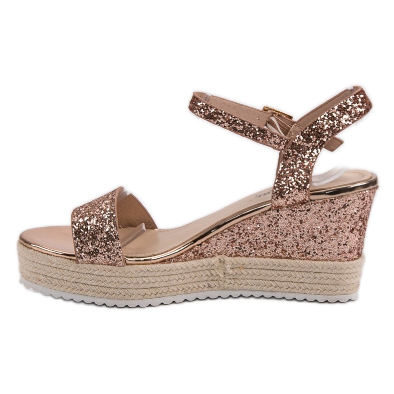 Seastar Kényelmes ék szandál sárga 1