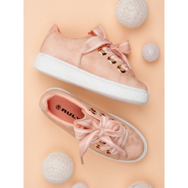 Sportcipő csillogással rózsaszín 1