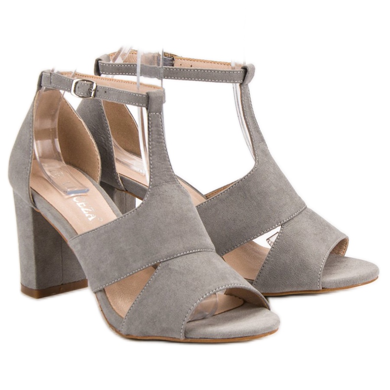 Vinceza Szürke szandál 2