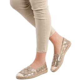 Cm Paris Textil espadrillák sárga 1