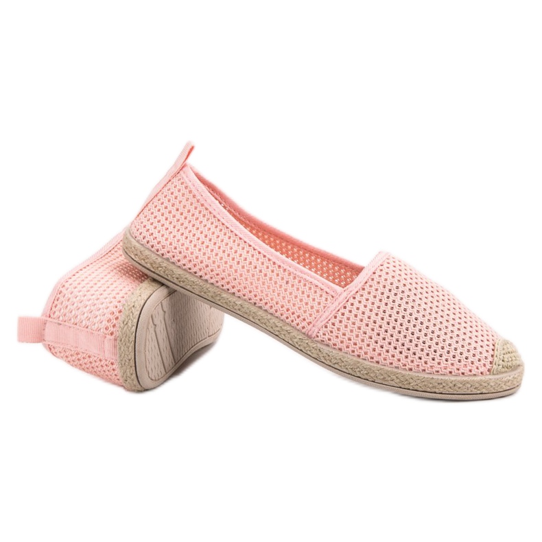 Seastar Rózsaszín textil espadrillák 2