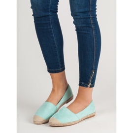 Seastar Menta velúr espadrillák zöld 1