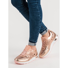 Sportcipő flitterekkel rózsaszín 1