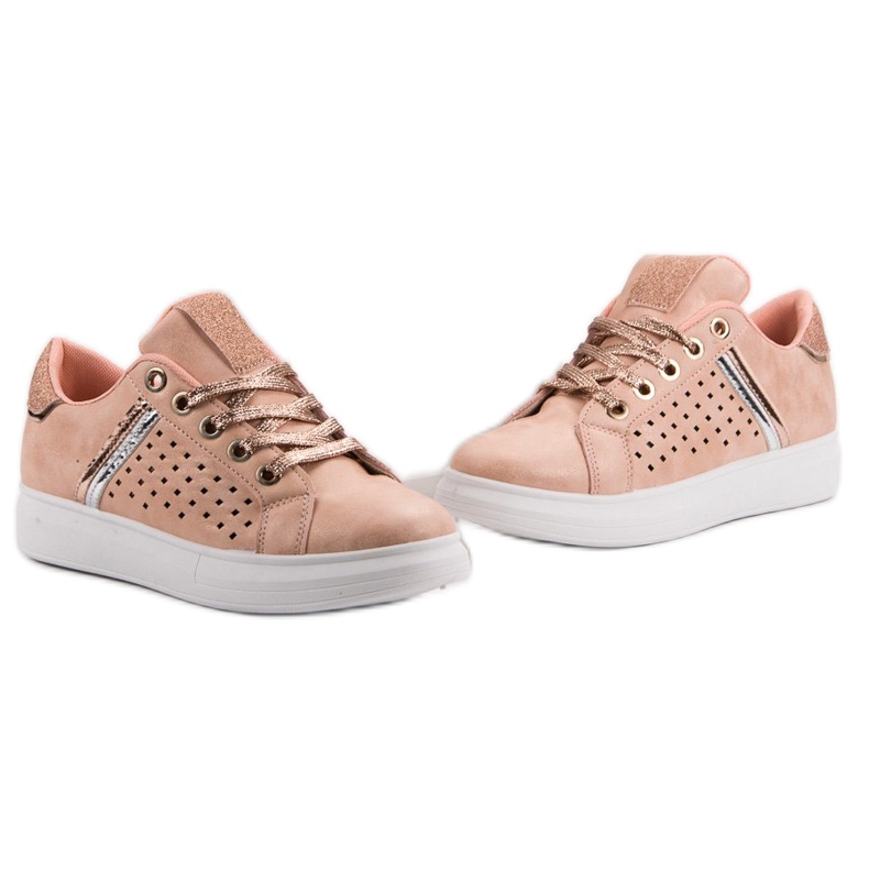 Divatos sportcipő rózsaszín 1